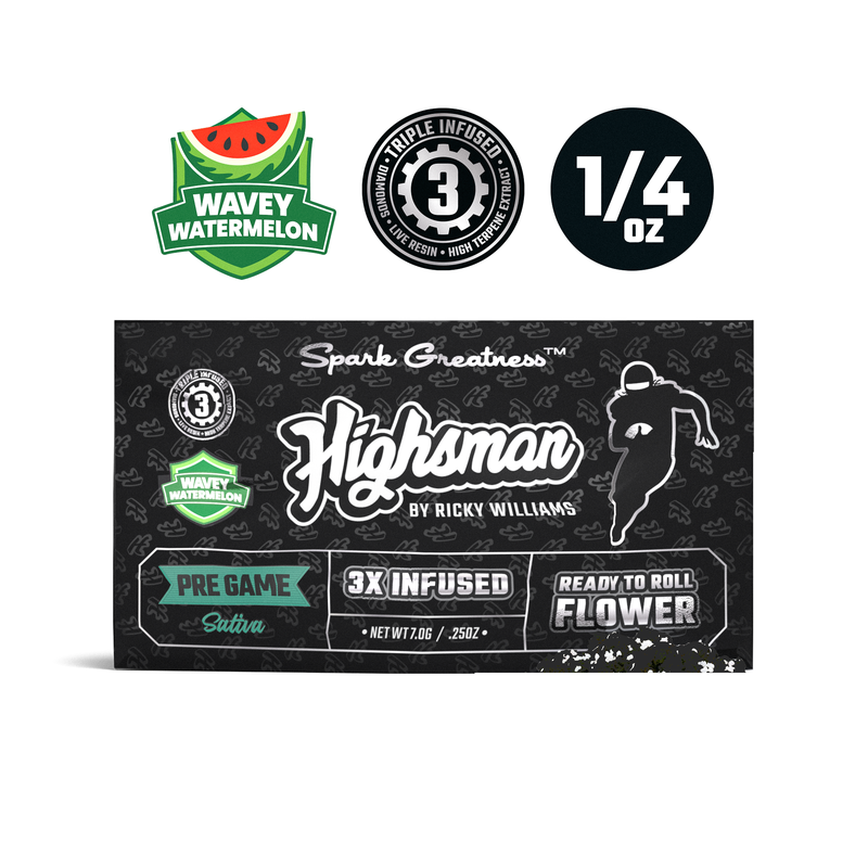 Highsman | Ground Game Ready to Roll | Wavey Watermelon | Sativa | Infused Flower | 7g approved menu image